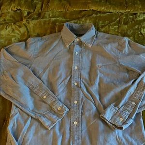 Chambray shirt long sleeve
